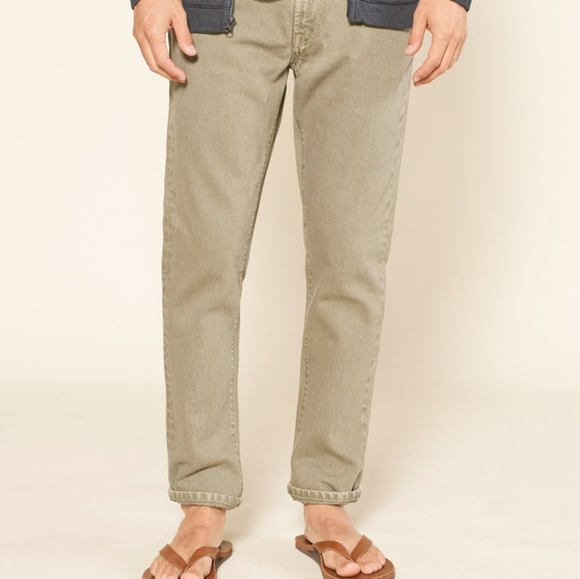 OUTERKNOWN Drifter Tapered Fit Faded Khaki - Picture 2 of 5